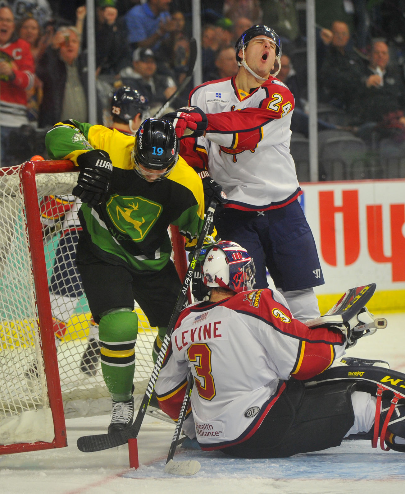 Quad City Storm vs Peoria Rivermen hockey